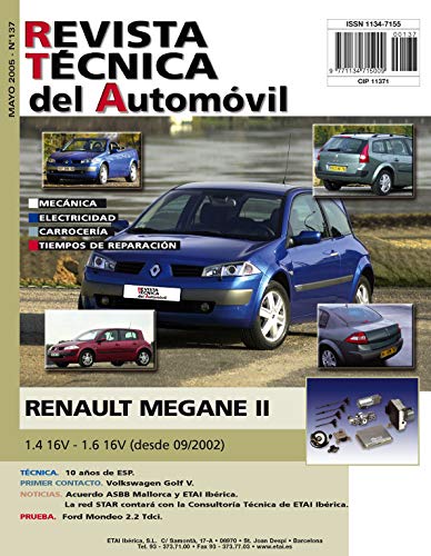 Documentación técnica RTA 137 RENAULT MEGANE II - Gazolina