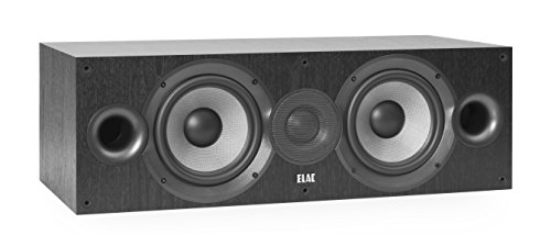 ELAC Debut C6.2 - Altavoces centrales, Color Negro