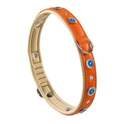 Ferplast Collar Circus C20 44 Orange, Naranja, Mediano