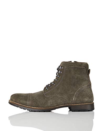 find. Zip Worker Botas Chukka, Gris carbón, 43 EU