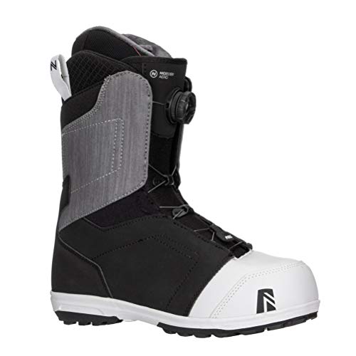 Flow Aero Boa Coiler 19 - Botas de snowboard para hombre, talla: 45, color: gris níquel