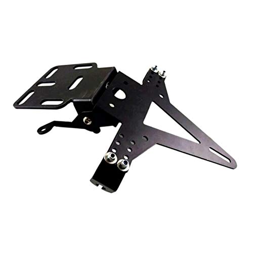 GF Motocicleta Universal Registro de la matrícula Titular de la Placa Tidy Fender Eliminator Fit para la Bicicleta Deportiva, Ajuste para la Bicicleta de la Calle, Apto para Buggy con GJF