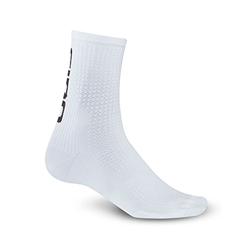 Giro Función Calcetines HRC Team, Todo el año, Unisex, Color Blanco - Blanco, tamaño Medium