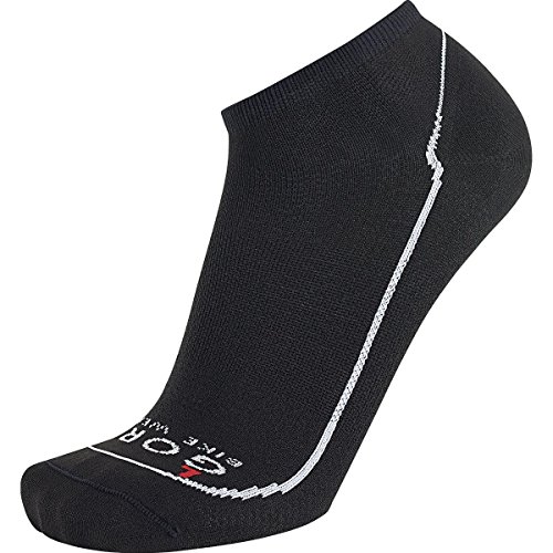 GORE BIKE WEAR Calcetines bajos, GORE Selected Fabrics, Path Socks, Talla 35-37, Negro/Blanco, FEPATH990102