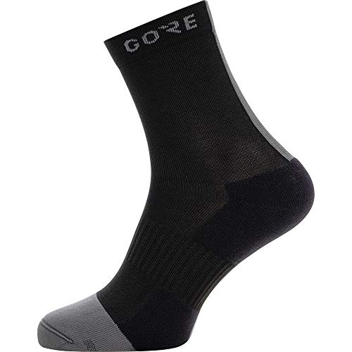 GORE WEAR M Calcetines unisex, Talla: 44-46, Color: negro/gris