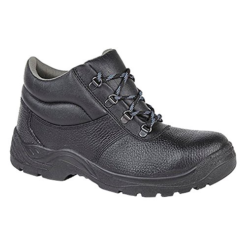 Grafters - Botas de Seguridad Chukka con Cuello Acolchado para Chico Hombre (42 EU) (Negro)