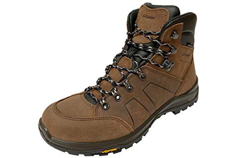 Grisport Botas de senderismo Hiking Evo High, para mujer, hombre, de trekking y senderismo, impermeables, de media altura, color Marrón, talla 41 EU