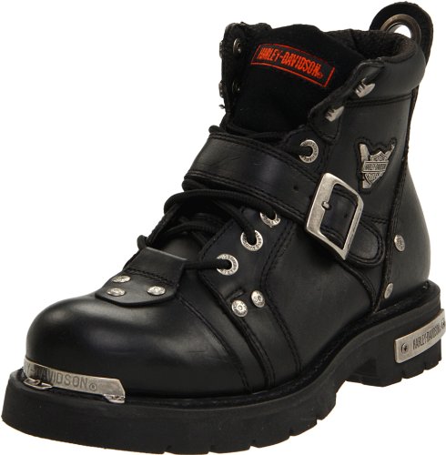 Harley-Davidson - Botas de freno con hebilla para hombre, negro (Negro), 7,5 D(M) US