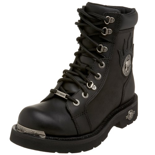 Harley Davidson Hombre Diversion Cuero Black Botas 44 EU