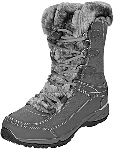 Hi-Tec Equilibrio St Bijou Mid 200 I Waterproof Botas de senderismo Mujer, Gris (Charcoal), 39 EU