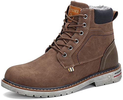 Hombre Botas de Nieve Al Aire Libre Senderismo Impermeables Deportes Trekking Zapatos Invierno Forro Piel Sneakers Calientes Botines