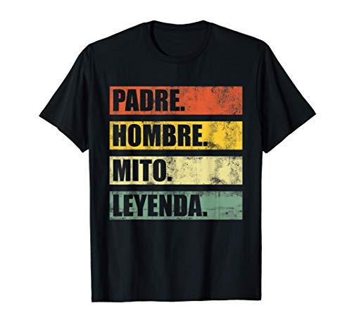 Hombre PADRE HOMBRE MITO LEYENDA papá 2021 regalo divertido Camiseta