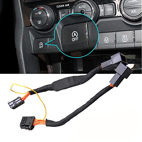 HSMIN. Coche Stop AUTOMÁTICO Start Sign Motor Sistema DE Apagado Apagado Dispositivo Sensor Inteligente Enchufe Cable Inteligente Fit para Skoda Fit para Kodiaq GT 2016-2020 (Color : Black)