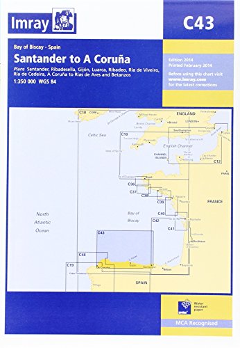 Imray Chart C43: Santander to A Coruna