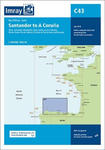 Imray Chart C43: Santander to A Coruña