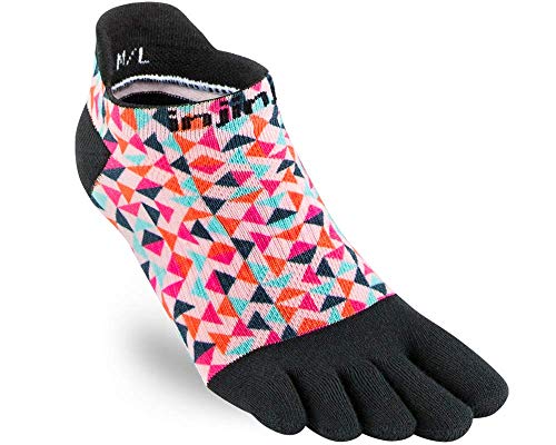 Injinji Run Lightweight NoShow Retro Women's Socks Size : 35-40