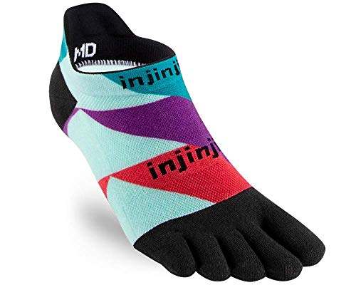 Injinji Run Lightweight NoShow Toe Socks Levels Size : 37-40