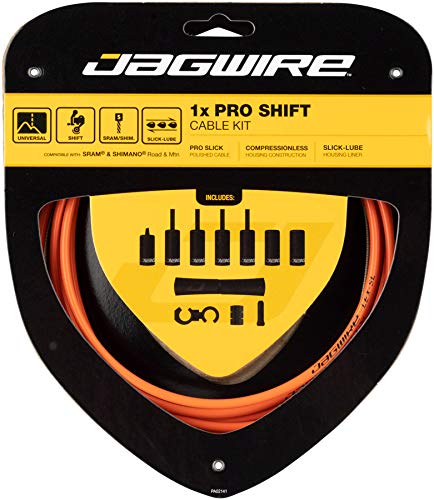 Jagwire Pro Cables y Fundas, Unisex Adulto, Naranja, Talla única