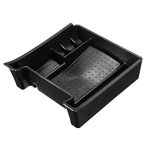 Jiayuane Caja de Guantes de Coche Caja reposabrazos Organizador Bandeja Almacenamiento de la Consola Central Almacenamiento secundario para Volvo XC60 S60 S60L V60 2009 2010 2011 2012 2013 2014