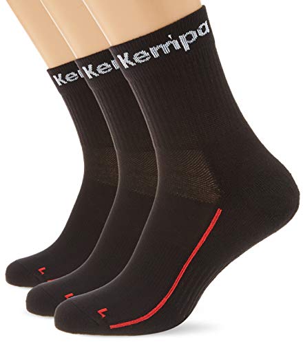 Kempa Team Classic Calcetines, Sin género, negro / blanco/Rosso, 41-45