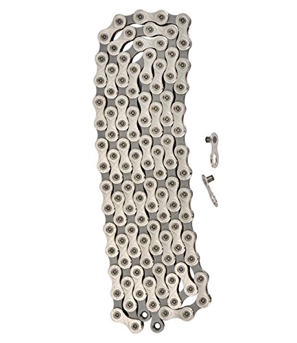  KMC Chain X-11-93 Cadena Estrecha, Unisex Adulto, Gris, 114 eslabones