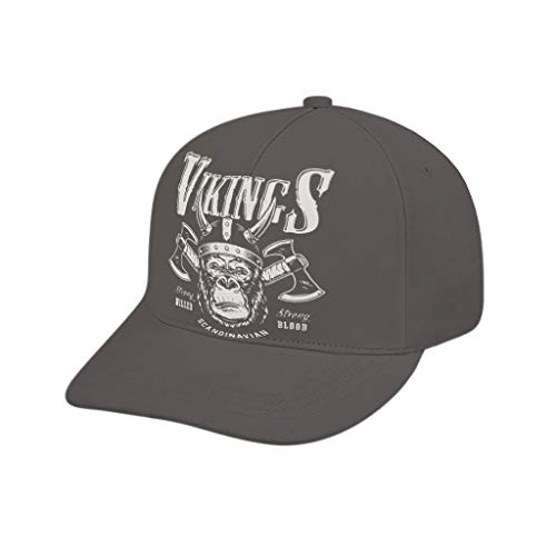 Knowikonwn - Gorras de béisbol para hombre, diseño vikingo de perfil bajo, color blanco