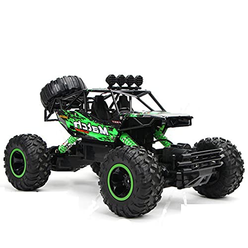 KTops Camión eléctrico Todo Terreno Profesional Coche de Rally RC Todoterreno 4WD Recargable Buggy de Escalada RC para Adultos de 2.4Ghz Juguete de camión eléctrico para niños Regalos,Verde