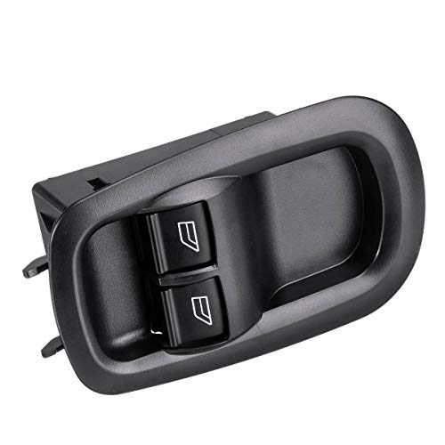 KUANGQIANWEI Botonera elevalunas LHD Lado del Conductor Puerta de la Ventana Doble con Interruptor de la luz en Forma for el Ford Transit Custom MK8 2014 2015 2016 2017+ 2029885 1791339