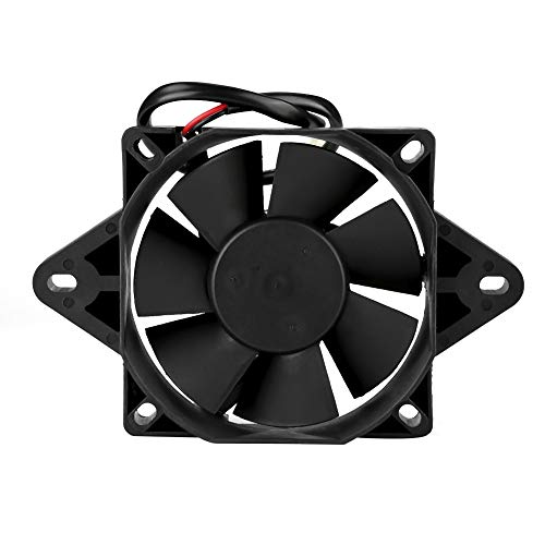 Kuuleyn 12V/15W Ventilador de enfriamiento de motocicleta, Radiador de ventilador de enfriamiento de motor eléctrico para motocicleta ATV Go Kart Quad BUGGY 150cc 200cc 250cc Bl