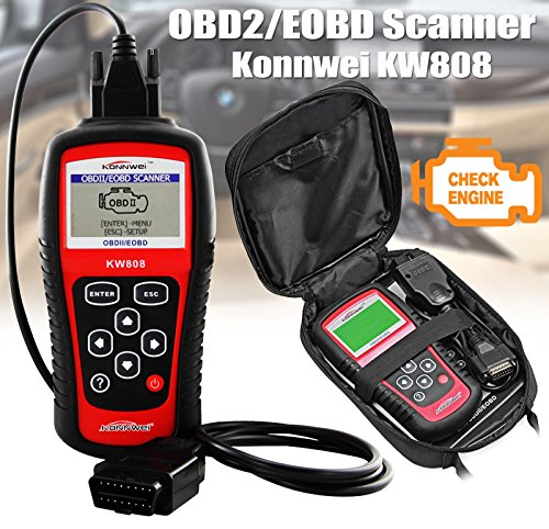 KW808 escaner Diagnosis Coche OBD2 OBDII Can Bus Auto MULTIMARCA ms509