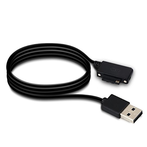 kwmobile Cable de Carga USB Compatible con Tomtom Go 1000/2050/2405/2505 - Cable de Repuesto para GPS de 96CM Negro