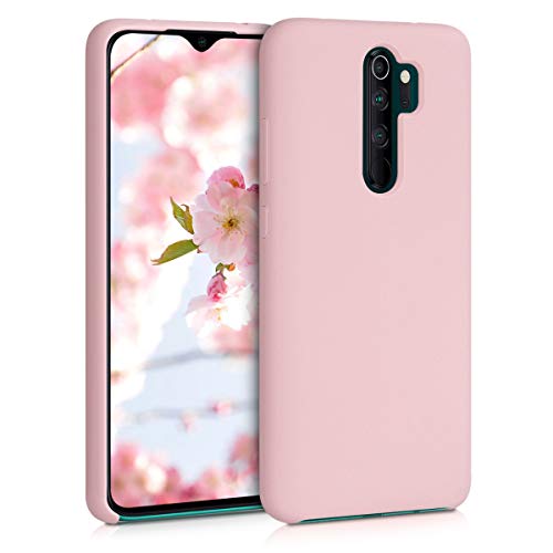 kwmobile Funda Compatible con Xiaomi Redmi Note 8 Pro - Carcasa de TPU para móvil - Cover Trasero en Rosa Palo Mate