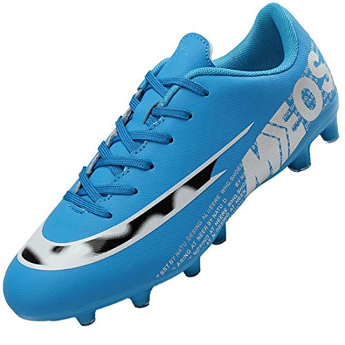 LIANNAO Zapatos de Fútbol Hombre Spike Aire Libre Profesionales Atletismo Training Botas de Fútbol Ligero Tacos Futbol Zapatos de Deporte 35-45EU