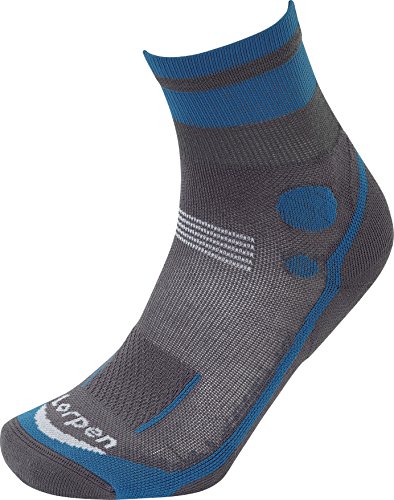 Lorpen Calcetines cortos unisex T3 ligeros para senderista T3, Unisex Hombre, T3LS, gris oscuro, S