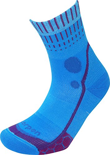 Lorpen T3 - Calcetines de running para mujer, Mujer, color ciruela, tamaño medium