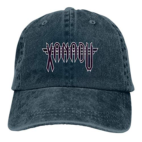 Lsjuee Olivia Newton John Xanadu Hombres y Mujeres Vintage JeansCaps Gorra de Mezclilla Deportiva Ajustable