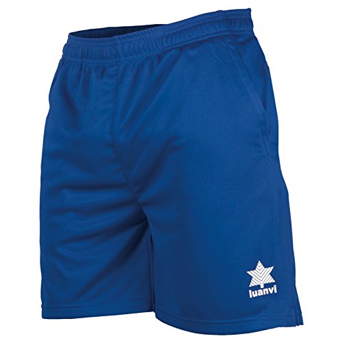 Luanvi Walk Bermudas de Tenis, Hombre, Azul Royal, L