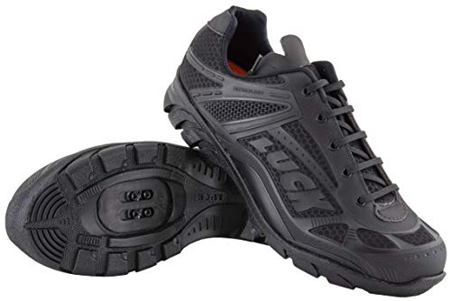 LUCK Zapatillas de Ciclismo Predator 18.0,con Suela de EVA Ideal para Poder adaptarte a Cualquier Terreno y disciplina Deportiva. (37 EU, Negro)