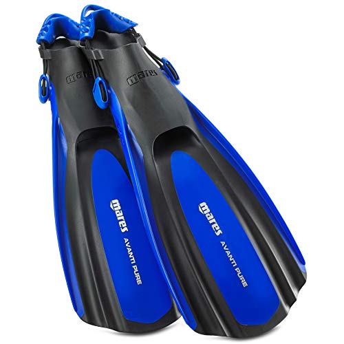 Mares Unisex - Avanti Pure Aletas de Buceo, Negro, M/L