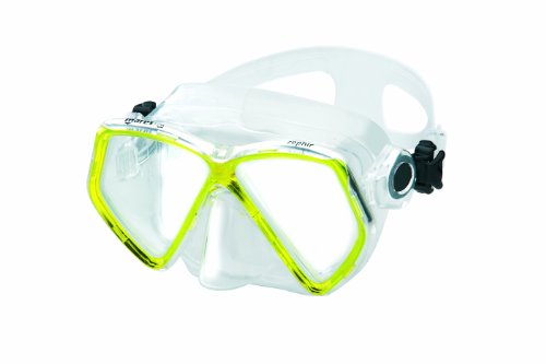 Mares Zephir Máscara De Buceo, Unisex Adulto, Clear/Reflex Yellow, One Size