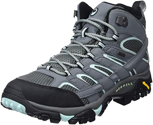 Merrell MOAB 2 Mid GTX, Botas de Senderismo, Sintético Mujer, Gris (Sedona Sage), 38 EU