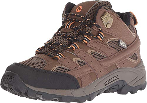 Merrell MOAB 2 Mid WTRPF, Botas de Senderismo Unisex Niños, Marrón (Earth), 33 EU