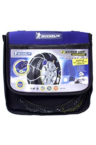 MICHELIN 007879 Cadenas para la Nieve Extrême Grip automático 4 x 4, 2 Piezas