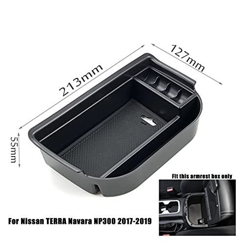 Mizuho Box Box Storage Fit para Nissan Qashqai J11 X-Trail T32 Rogue Terra Navara NP300 Sylphy Sentra Pulsar Tiida II Maxima A36 Patrulla (Color Name : For Terra Navara)