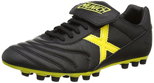 Munich Mundial - Zapatillas para Hombre, Color Negro/Amarillo, Talla 43