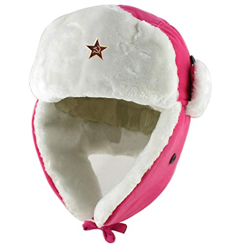 N-N Sombrero Ruso Ushanka Pilot Thermal Bomber Winter Earflap Snow Cap Aplicar para Esquiar Snowboard Motocicleta Correr Escalar Persecución Y Muchos Más-B2