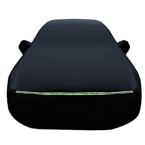 N&A La Caja del Coche Personalizado Impermeable Cubierta del Coche Interior y Exterior Compatible con Chrysler Town País, Voyager 2020 (Color : Black, Size : Voyager 2020)
