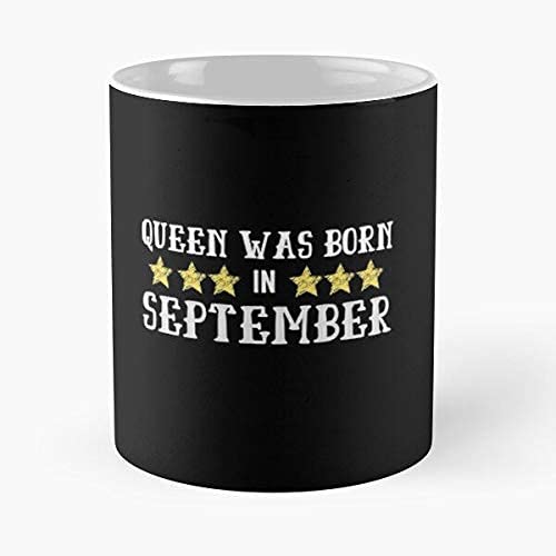 N\A Taza clásica Nació una Reina en septiembre, 11 oz.