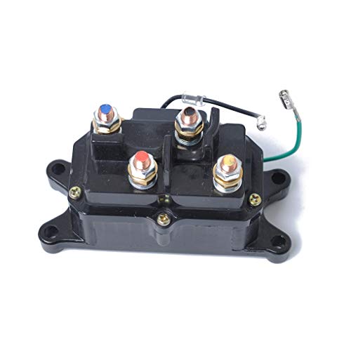 NB YULUBAIHUO 12V 250A Heavy Duty solenoide del contactor en Forma for Ramsey Advertir Súper cabrestante ATV/UTV Winch (Color : Black)