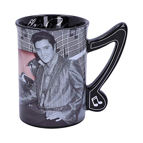 Nemesis Now Elvis Presley - Taza con diseño de Cadillac rosa, color negro, talla única